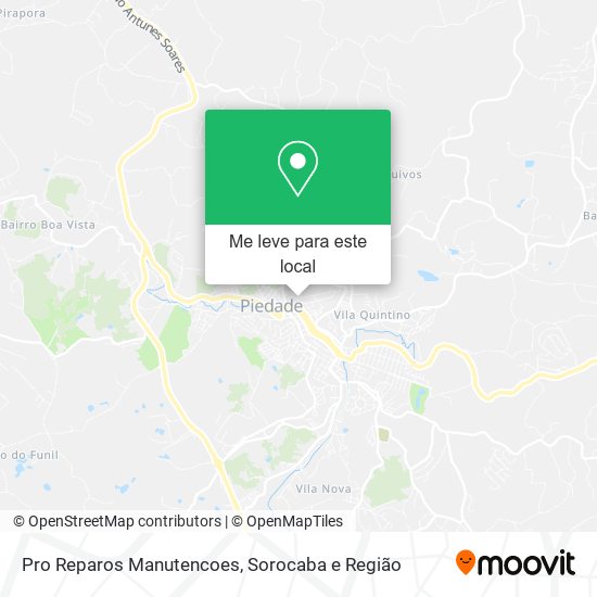 Pro Reparos Manutencoes mapa