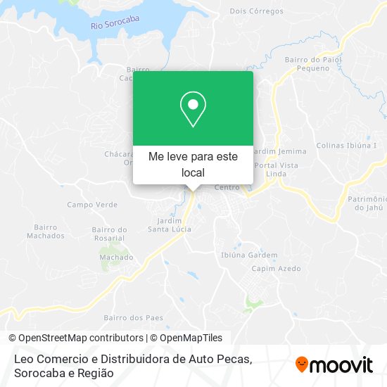 Leo Comercio e Distribuidora de Auto Pecas mapa