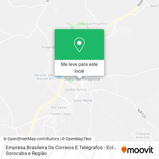 Empresa Brasileira De Correios E Telégrafos - Ect. mapa