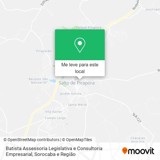 Batista Assessoria Legislativa e Consultoria Empresarial mapa