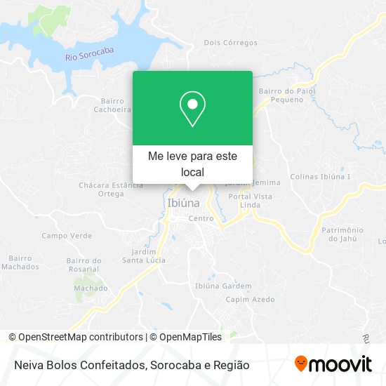 Neiva Bolos Confeitados mapa