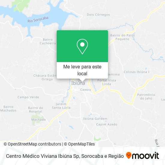 Centro Médico Viviana Ibiúna Sp mapa