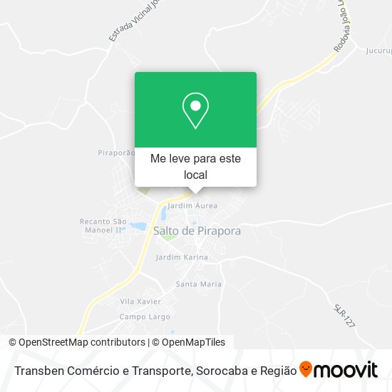 Transben Comércio e Transporte mapa