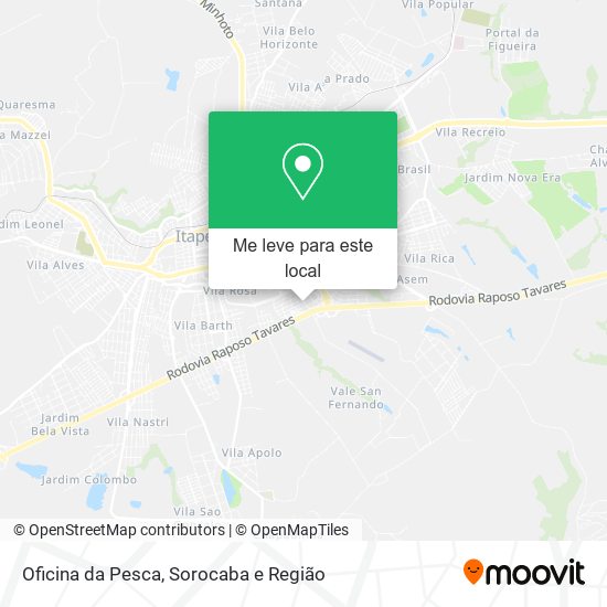 Oficina da Pesca mapa