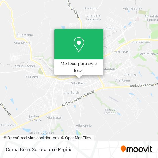 Coma Bem mapa