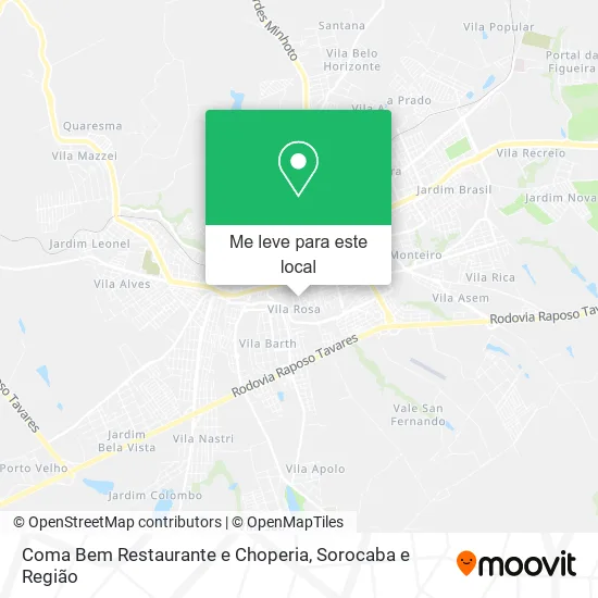 Coma Bem Restaurante e Choperia mapa