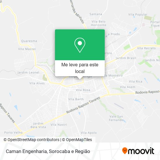 Caman Engenharia mapa