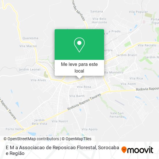 E M a Associacao de Reposicao Florestal mapa