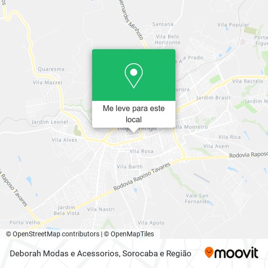 Deborah Modas e Acessorios mapa