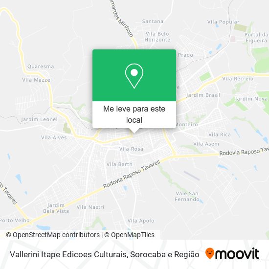 Vallerini Itape Edicoes Culturais mapa