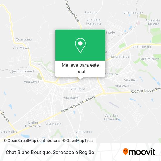 Chat Blanc Boutique mapa