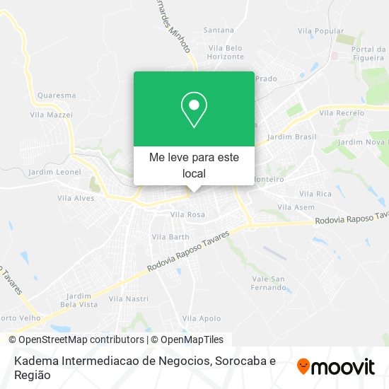 Kadema Intermediacao de Negocios mapa