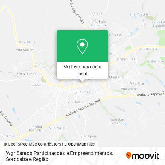 Wgr Santos Participacoes e Empreendimentos mapa