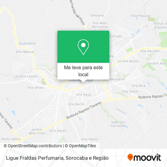 Ligue Fraldas Perfumaria mapa