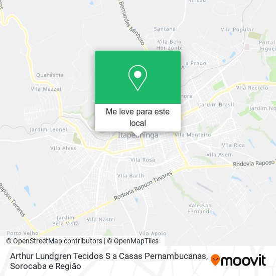 Arthur Lundgren Tecidos S a Casas Pernambucanas mapa