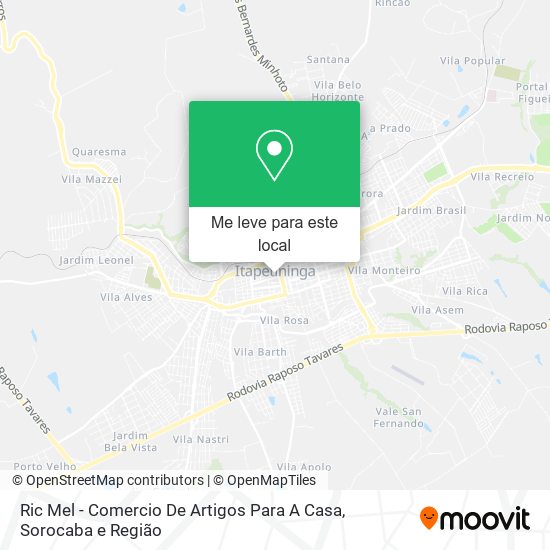 Ric Mel - Comercio De Artigos Para A Casa mapa