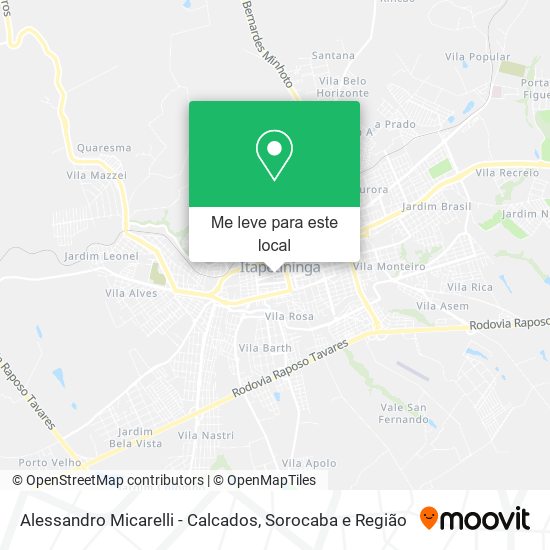Alessandro Micarelli - Calcados mapa