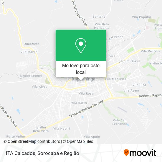 ITA Calcados mapa