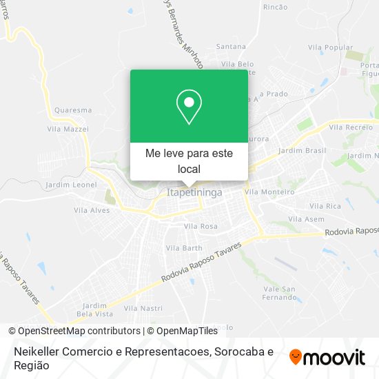 Neikeller Comercio e Representacoes mapa