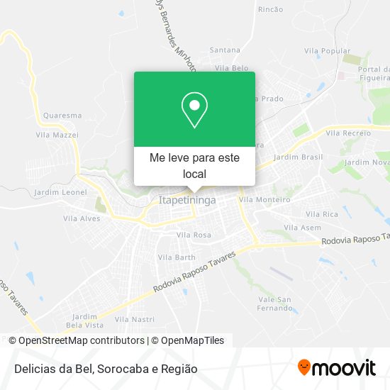 Delicias da Bel mapa