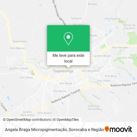 Angela Braga Micropigmentação mapa