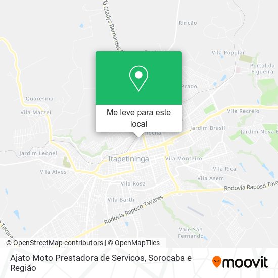 Ajato Moto Prestadora de Servicos mapa