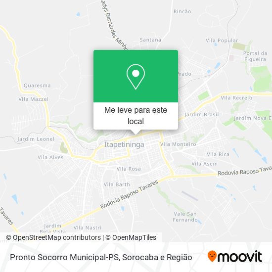 Pronto Socorro Municipal-PS mapa