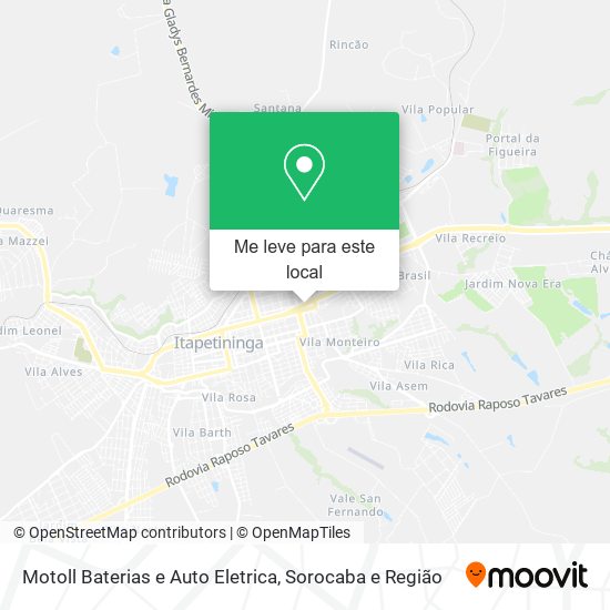 Motoll Baterias e Auto Eletrica mapa