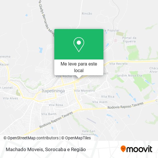 Machado Moveis mapa