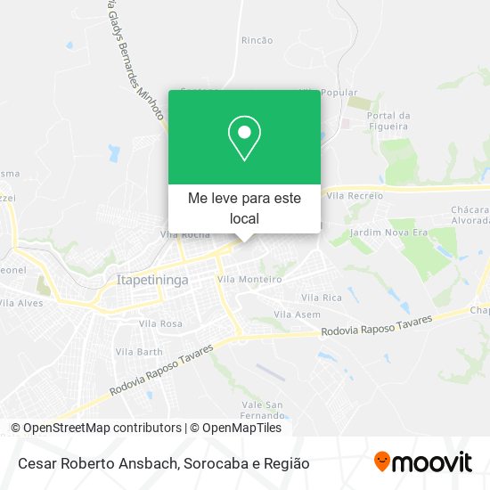 Cesar Roberto Ansbach mapa