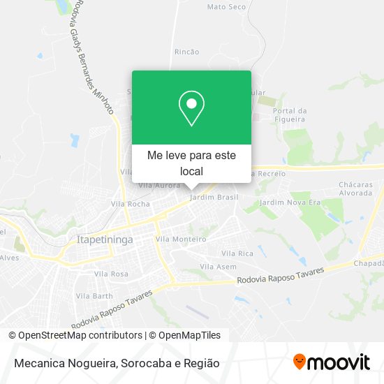 Mecanica Nogueira mapa