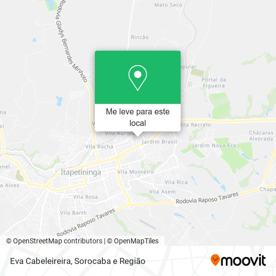 Eva Cabeleireira mapa