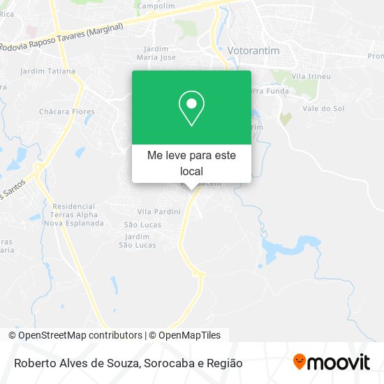 Roberto Alves de Souza mapa