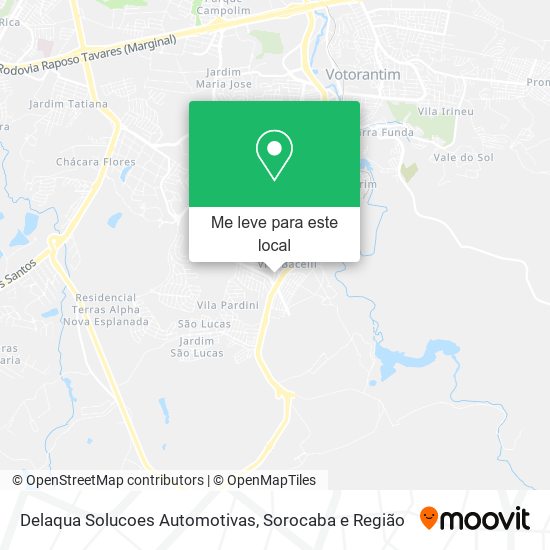 Delaqua Solucoes Automotivas mapa