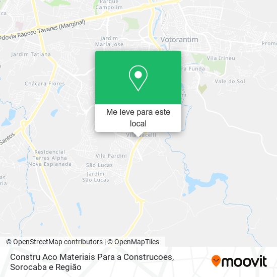 Constru Aco Materiais Para a Construcoes mapa