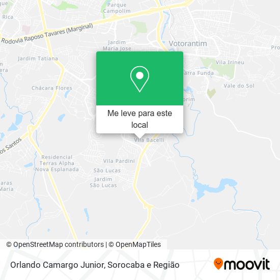 Orlando Camargo Junior mapa