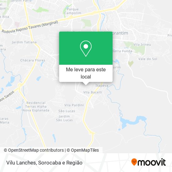 Vilu Lanches mapa