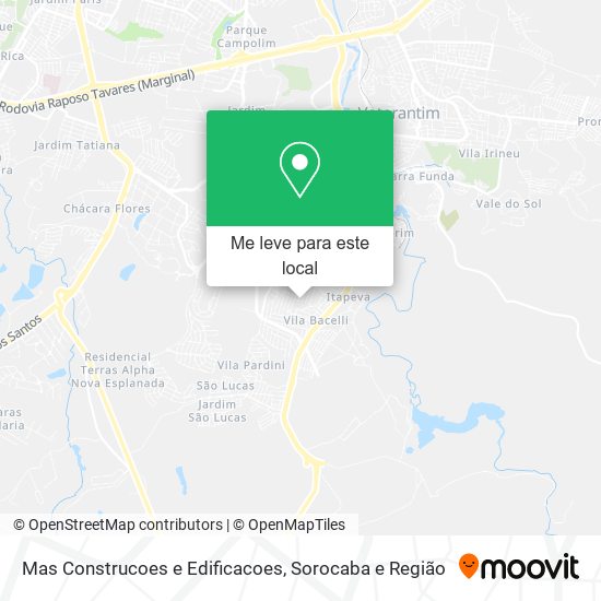 Mas Construcoes e Edificacoes mapa