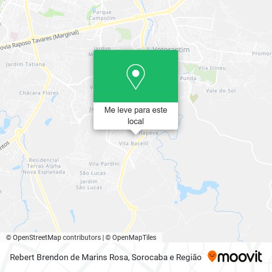 Rebert Brendon de Marins Rosa mapa