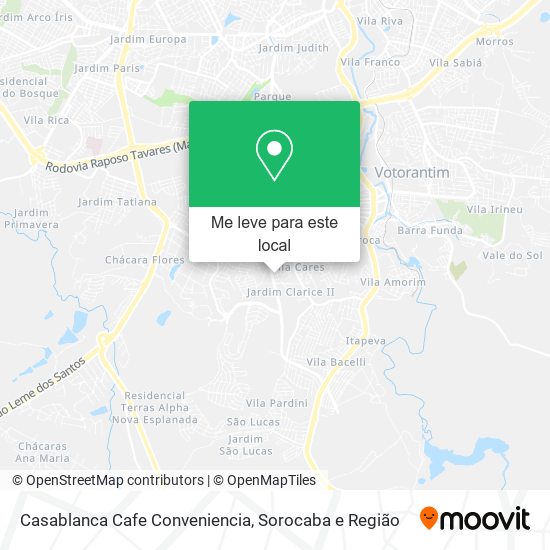 Casablanca Cafe Conveniencia mapa