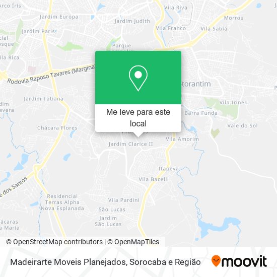 Madeirarte Moveis Planejados mapa