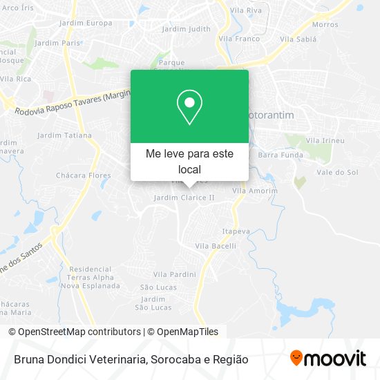 Bruna Dondici Veterinaria mapa