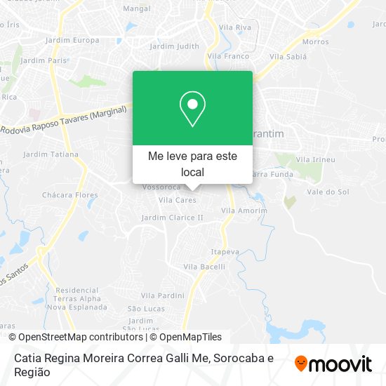 Catia Regina Moreira Correa Galli Me mapa
