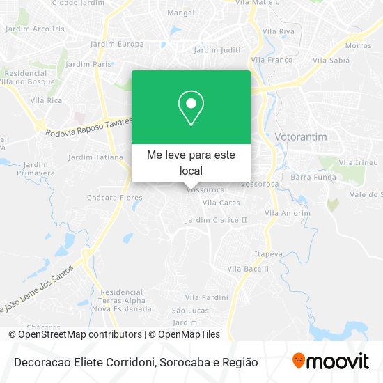 Decoracao Eliete Corridoni mapa