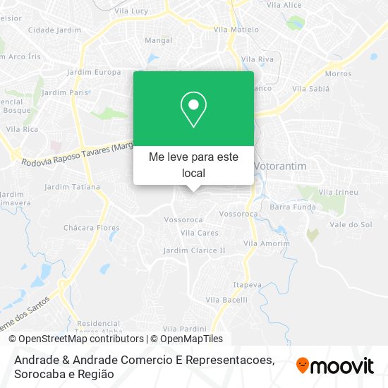 Andrade & Andrade Comercio E Representacoes mapa