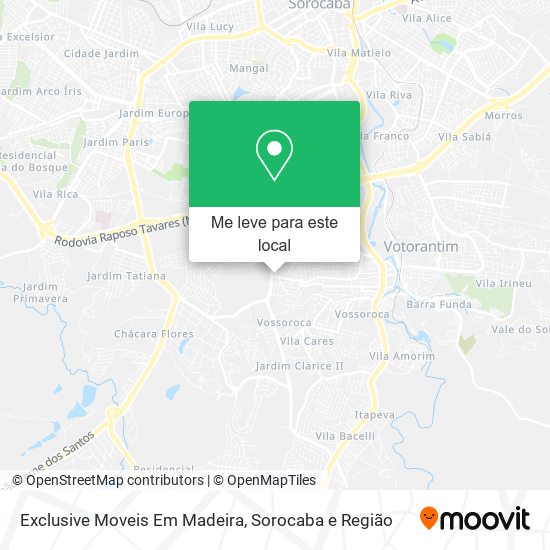 Exclusive Moveis Em Madeira mapa