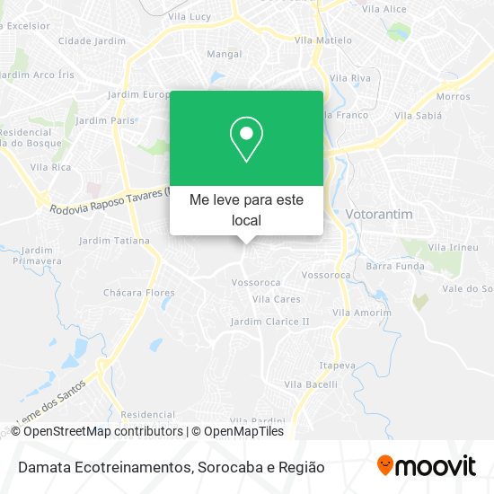 Damata Ecotreinamentos mapa