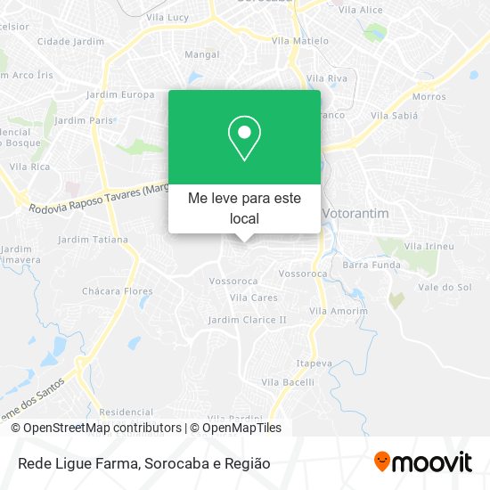 Rede Ligue Farma mapa