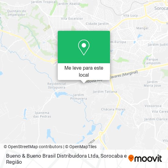 Bueno & Bueno Brasil Distribuidora Ltda mapa