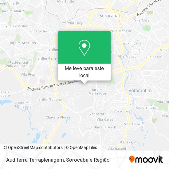 Auditerra Terraplenagem mapa